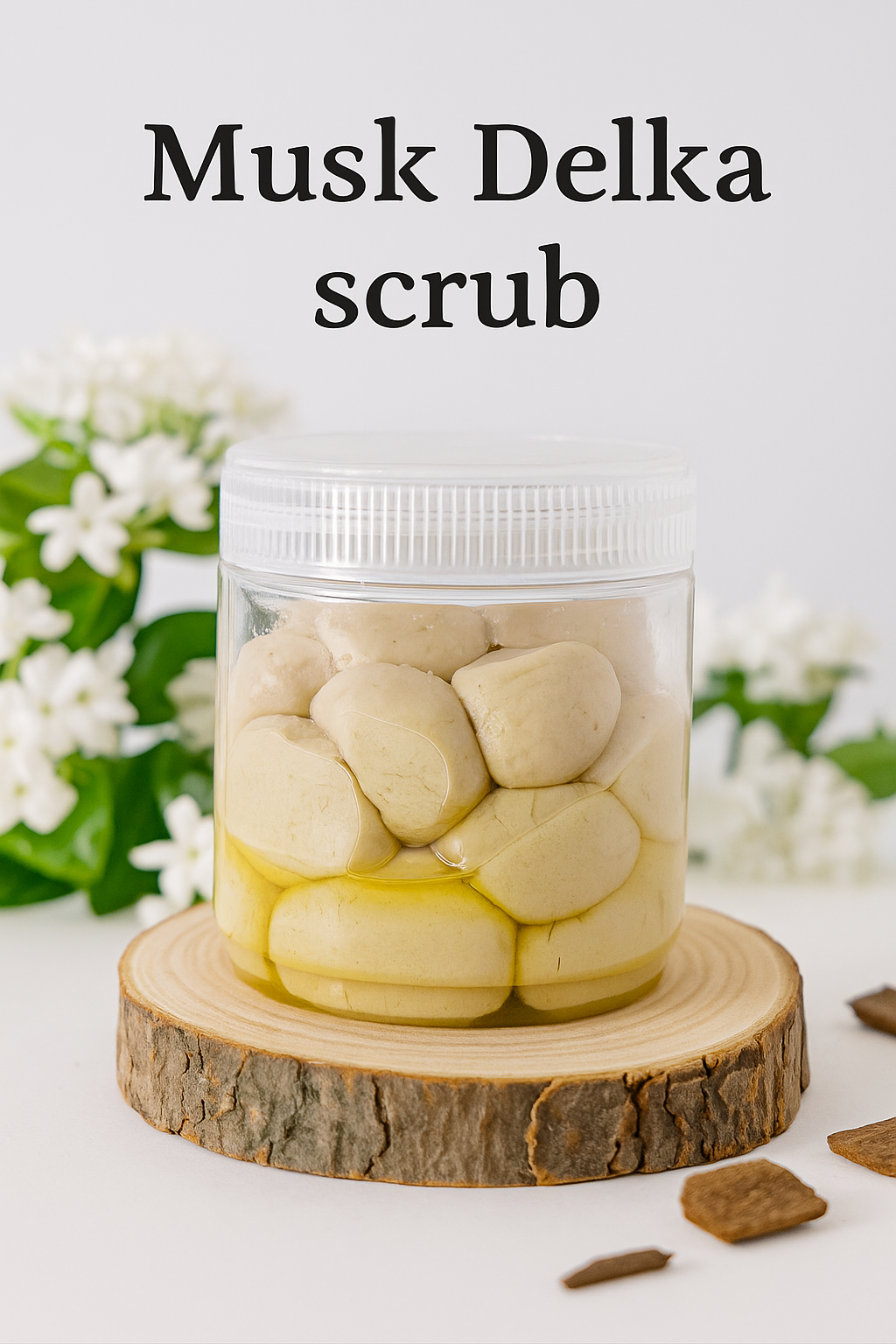 دلكة سودانية بالمسك Sudanese Delka scrub
