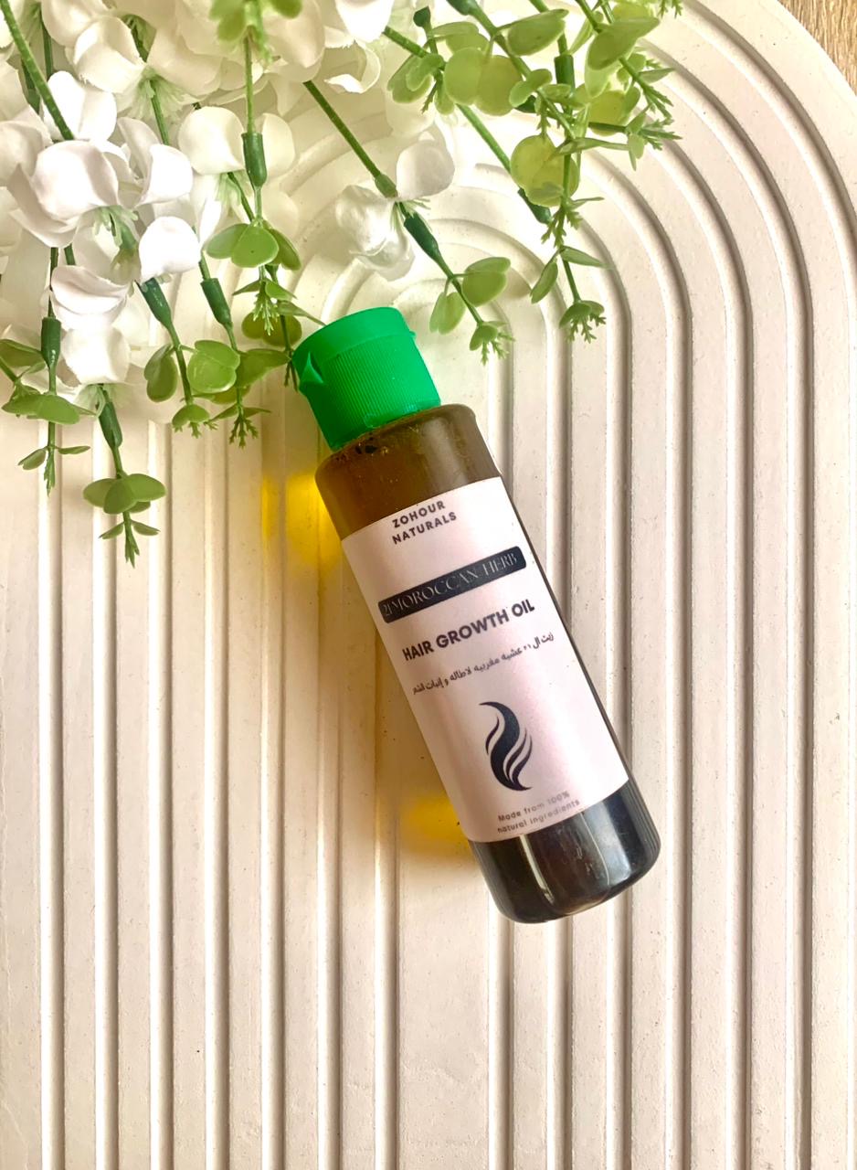 زيت ال ٢١ عشبه مغربيه-21 Moroccan herb hair growth oil