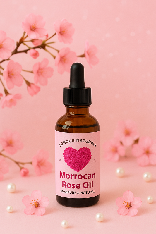 Moroccan rose oil زيت الورد المغربي
