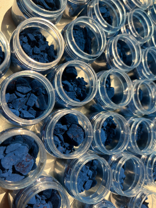 نيله زرقاء خام-Raw Moroccan blue Nila