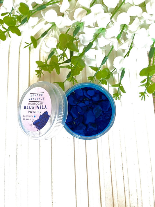 نيله زرقاء خام-Raw Moroccan blue Nila