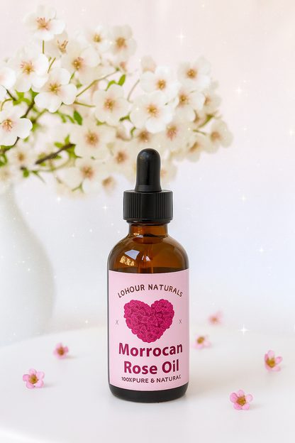 Moroccan rose oil زيت الورد المغربي