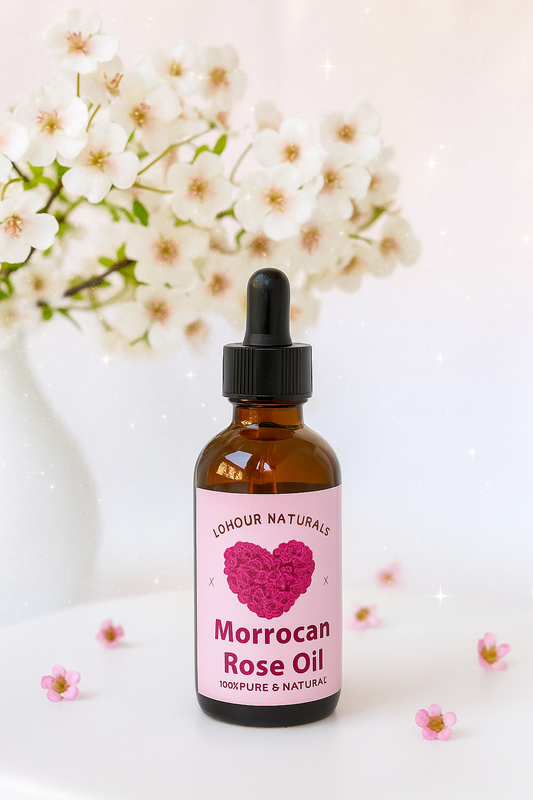 Moroccan rose oil زيت الورد المغربي