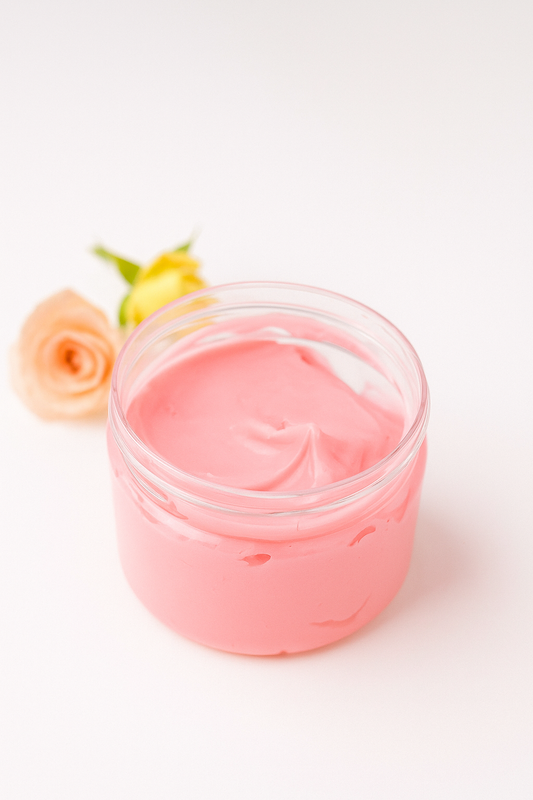 Natural rose body butter-زبدة الورد الطبيعيه للجسم