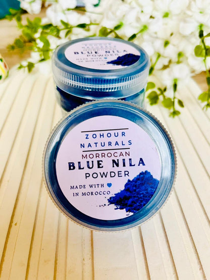 نيله زرقاء خام-Raw Moroccan blue Nila