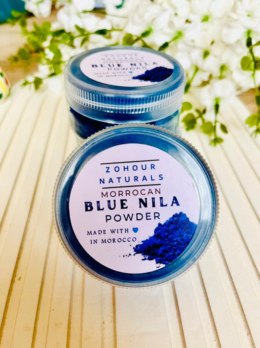 نيله زرقاء خام-Raw Moroccan blue Nila